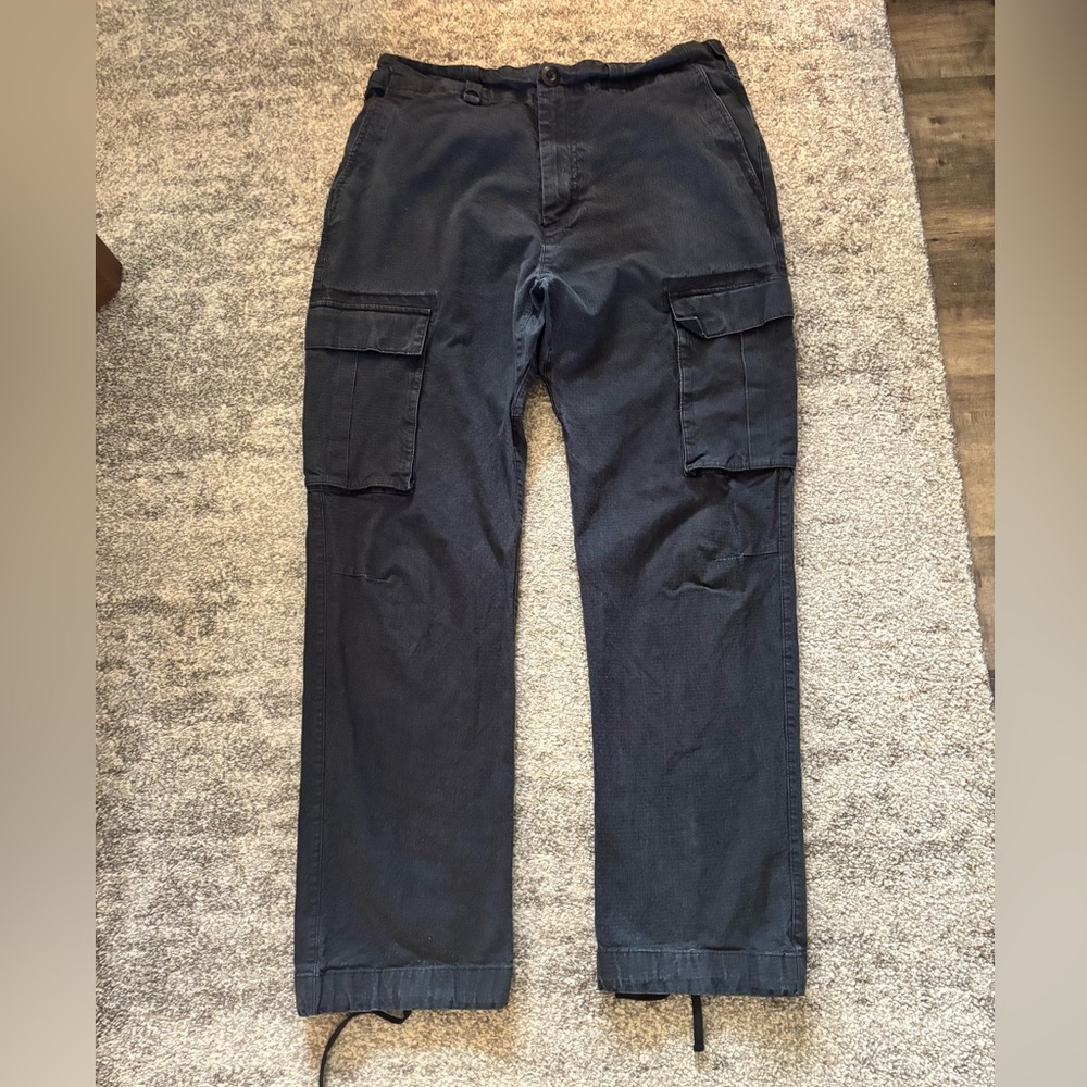 Nike SB Mens 32 Jogger Cargo Pants RipStop Black Skater Style